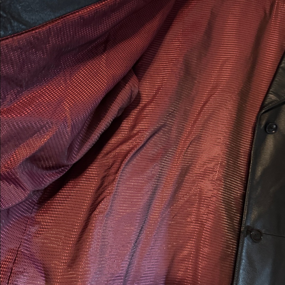 Nicole Miller New York  Black Leather Jacket EUC 1X - Picture 6 of 8